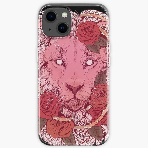 Lion of Roses iPhone Soft Case