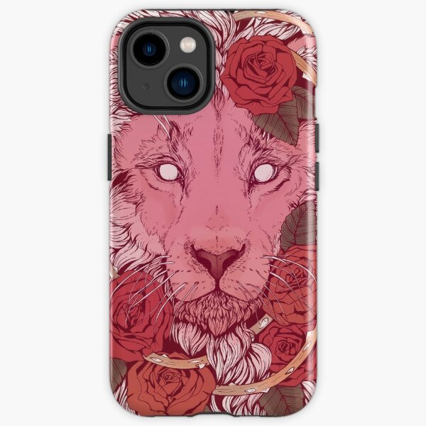 Lion of Roses iPhone Tough Case