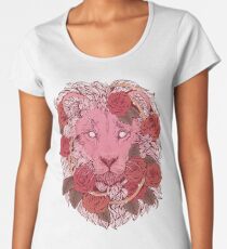 Lion of Roses Women's Premium T-Shirt