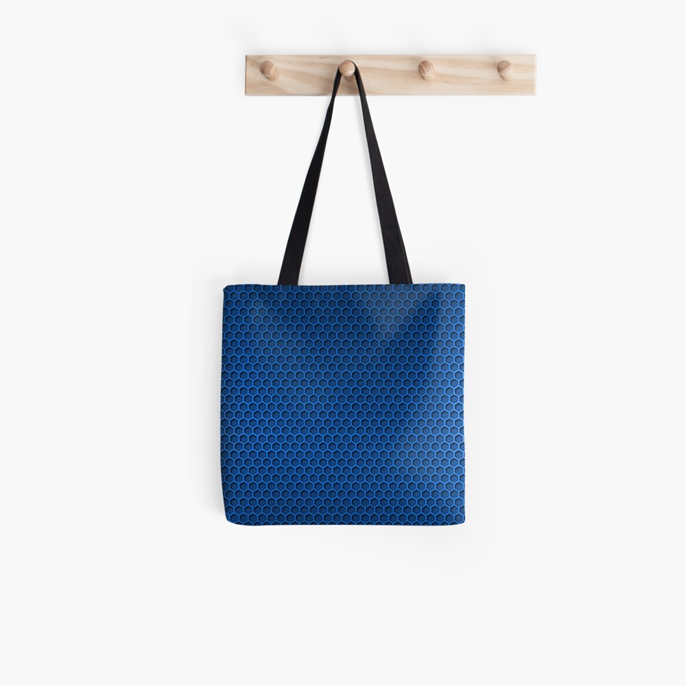 metallic blue bag