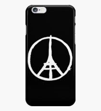 White Eiffel Tower Repeat on Black Paris Terror Attacks iPhone 6 Case