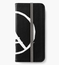 White Eiffel Tower Repeat on Black Paris Terror Attacks iPhone Wallet/Case/Skin