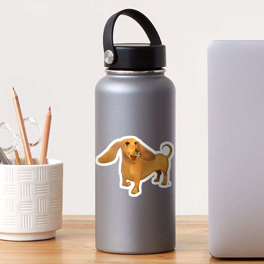 Jasper The Sled Dog Dachshund Sticker