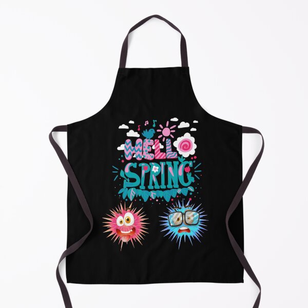 Item preview, hello spring quote-soot sprite-colorful soot spirit - cute kawaii soot spirite-funy quotes designed and sold by dragonnwages.