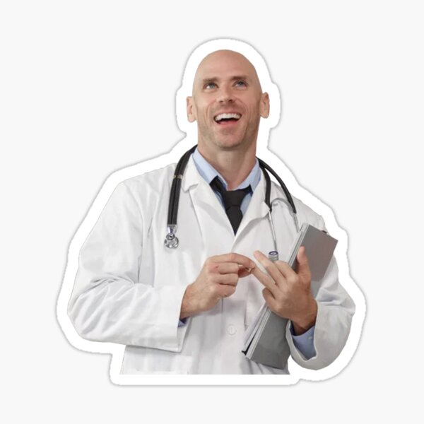 Johnny Sins Doctor Smiling Funny Sticker For Sale By Bambv2 Redbubble 9990