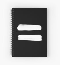Equality Paint White Spiral Notebook