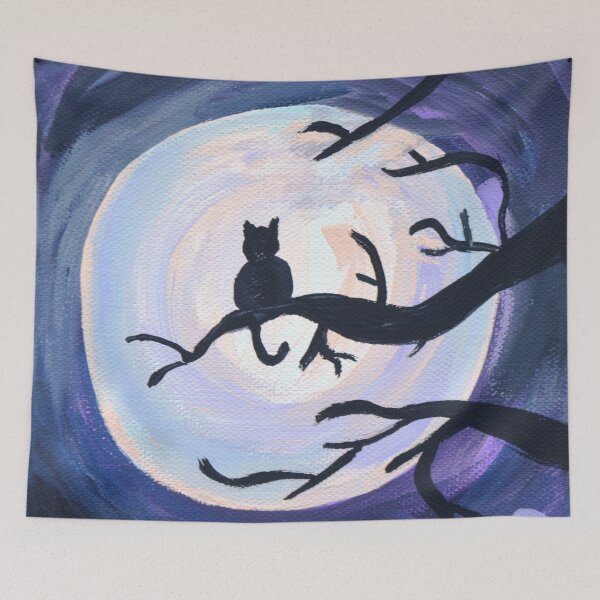 Item preview, Howl at the Moon - Original artwork by Dody Denman designed and sold by MoxyMermaid.