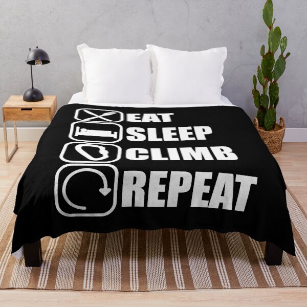 Item preview, Eat Sleep Climb Repeat - Climbing designed and sold by chriswilson111.