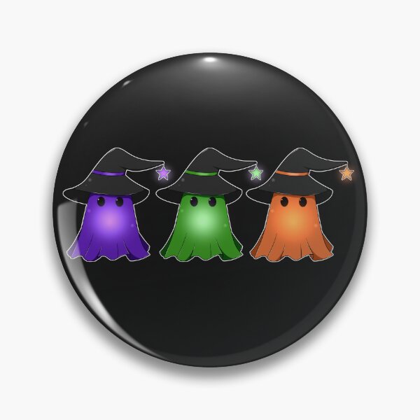Item preview, Three ghost witch Halloween  designed and sold by Natsukittyart.