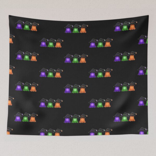 Item preview, Three ghost witch Halloween  designed and sold by Natsukittyart.