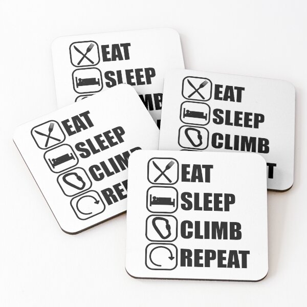 Item preview, Eat Sleep Climb Repeat - Climbing designed and sold by chriswilson111.