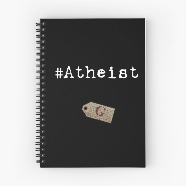 Item preview, "#Atheist" white designed and sold by GodsAutopsy.