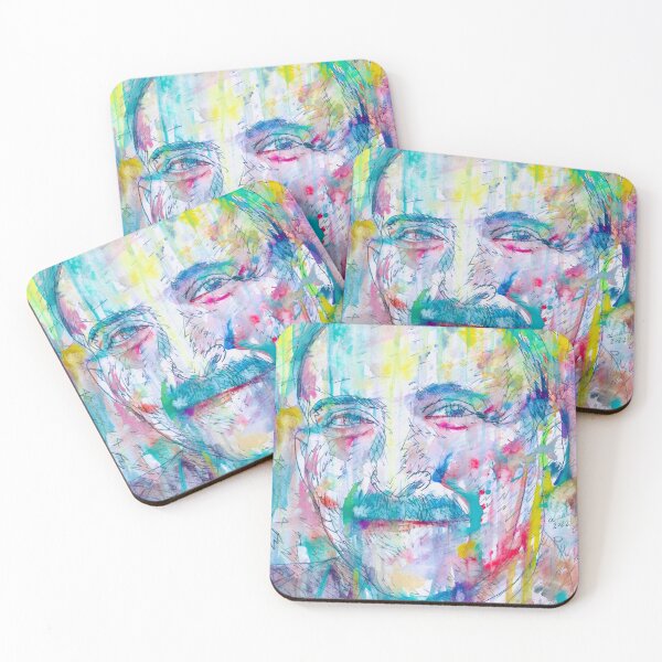 Item preview, STEFAN ZWEIG watercolor portrait .1 designed and sold by lautir.