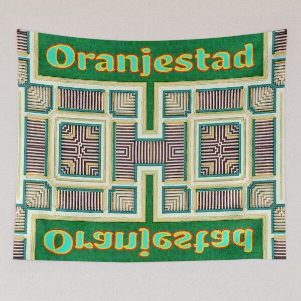 Item preview, ARUBA - ORANJESTAD ABSTRACT GEOMETRIC ARCHITECTURE PAINTED  -  ARUBA ONE HAPPY ISLAND designed and sold by Ralek.