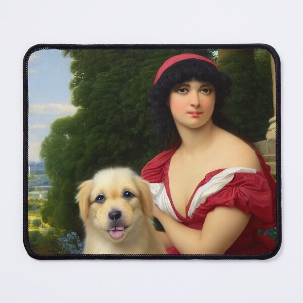 Item preview, lady with dog designed and sold by Girih.