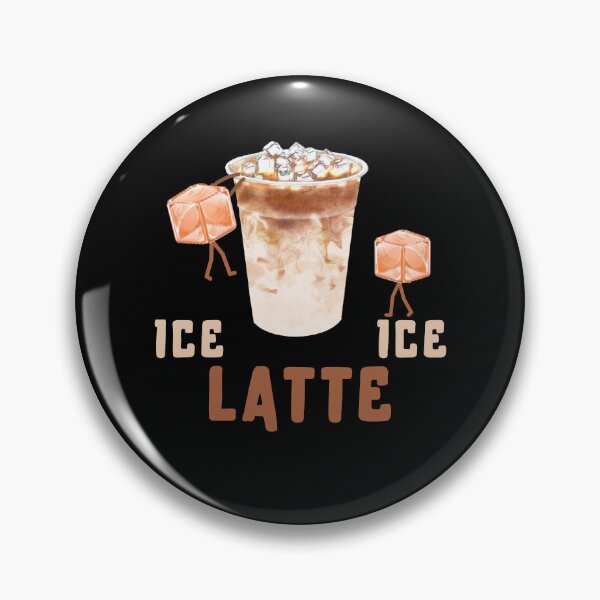 Item preview, Ice ice latte, funny ice coffee design designed and sold by reka88.