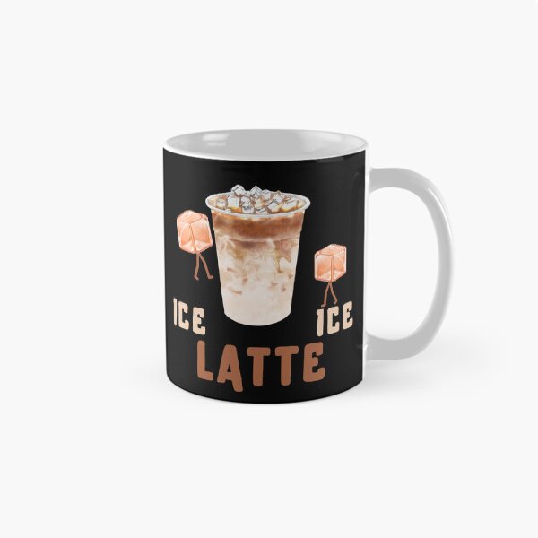 Item preview, Ice ice latte, funny ice coffee design designed and sold by reka88.