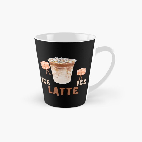 Item preview, Ice ice latte, funny ice coffee design designed and sold by reka88.