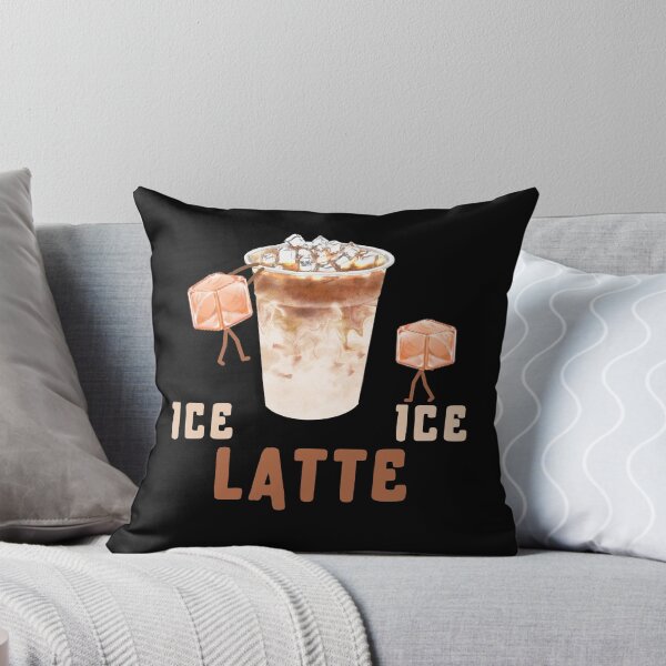 Item preview, Ice ice latte, funny ice coffee design designed and sold by reka88.