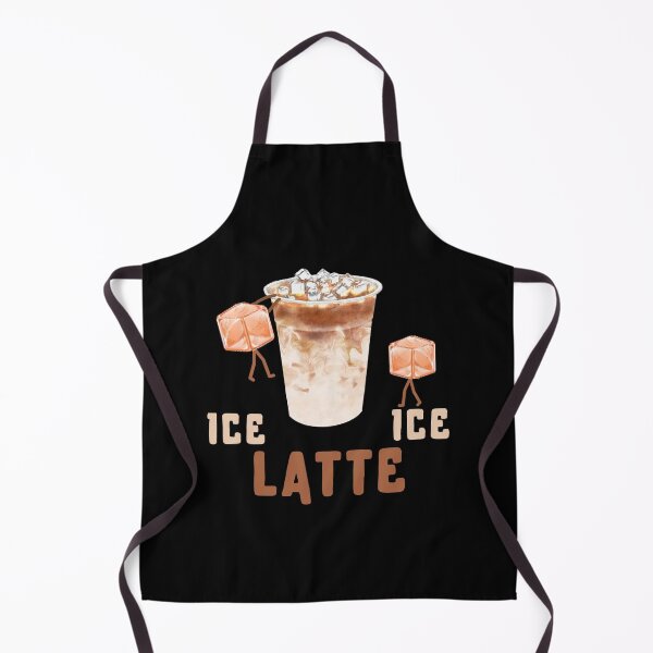 Item preview, Ice ice latte, funny ice coffee design designed and sold by reka88.