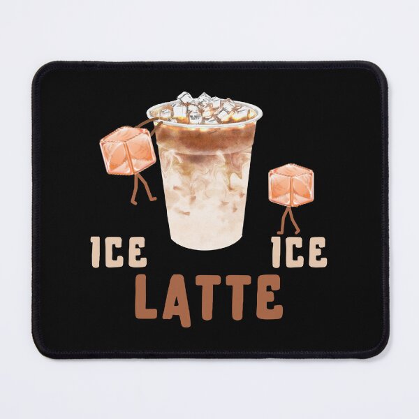 Item preview, Ice ice latte, funny ice coffee design designed and sold by reka88.