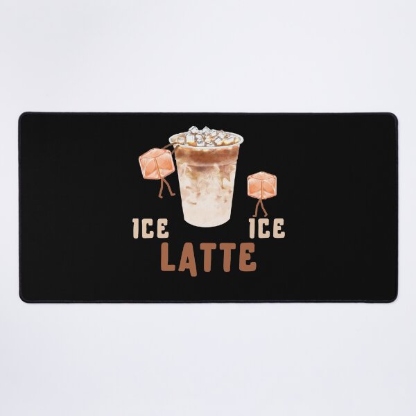 Item preview, Ice ice latte, funny ice coffee design designed and sold by reka88.