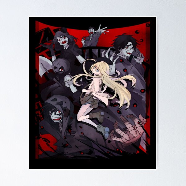  Japan Anime Game Poster Angels of Death Poster Room Decor  Posters Canvas Wall Art Prints for Wall Decor Room Decor Bedroom Decor  Gifts Posters 20x30inch(50x75cm) Frame-style: Posters & Prints