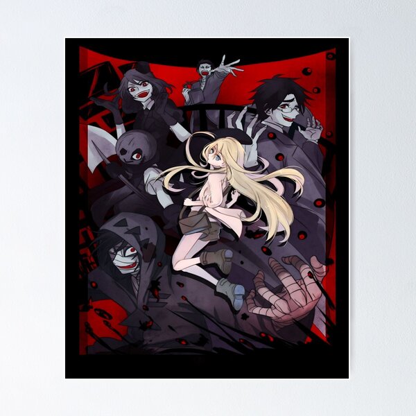  ePanda Anime Angels of Death Poster Wall Decor Art Print,Set of  8 pcs,11.5x16.5 inches: Posters & Prints