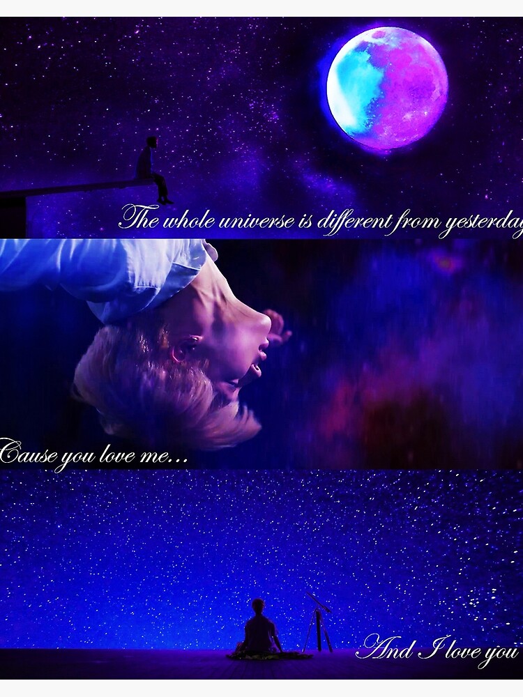 Jimin Bts Serendipity Lyrics Art Board Print By Kissa Aura Redbubble