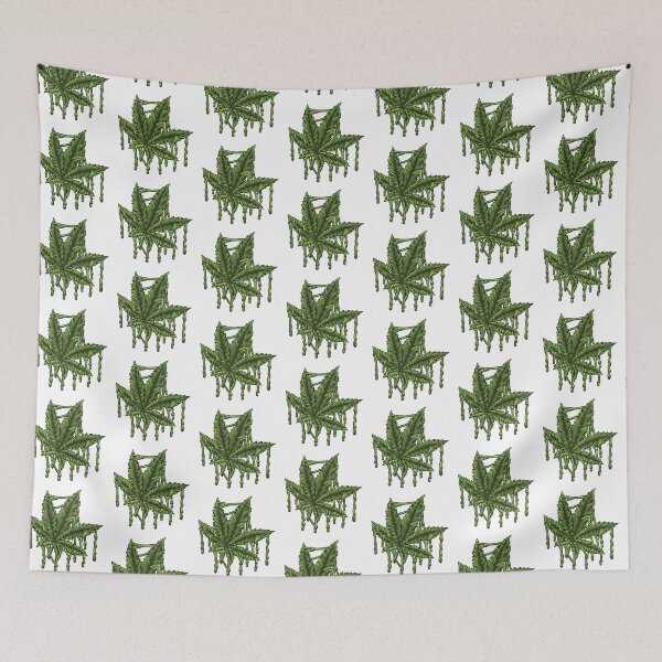 Item preview, Drip Marijuana Leaf Sticky designed and sold by DabGraphic.