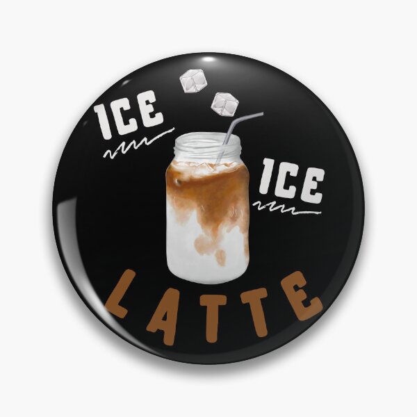 Item preview, Ice ice latte, funny ice coffee design designed and sold by reka88.