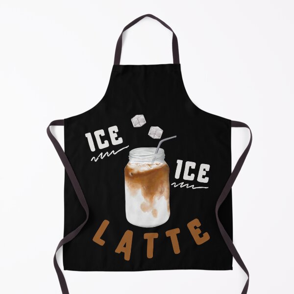 Item preview, Ice ice latte, funny ice coffee design designed and sold by reka88.