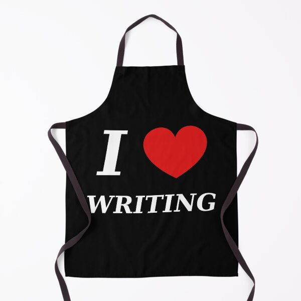 Item preview, I love Writing - I Heart Writing - White Lettering designed and sold by Grepthor.