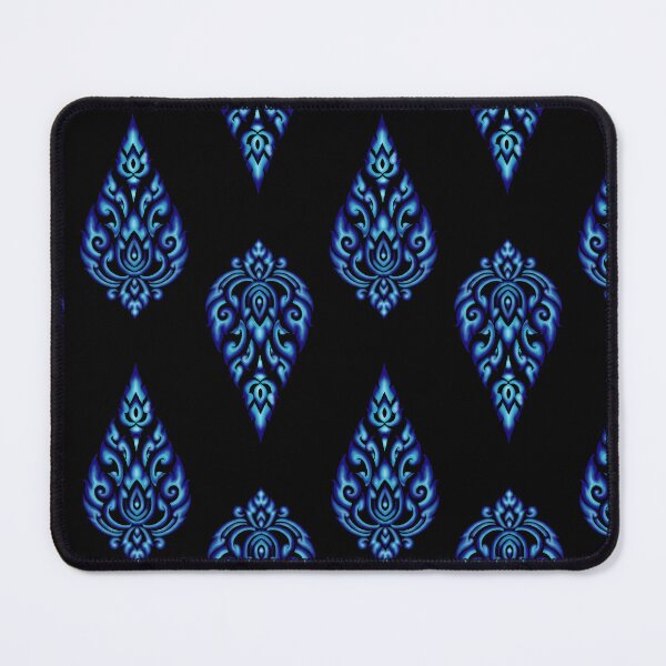 Item preview, Thai pattern seamless 002 blue black designed and sold by NUDIDUDITHAI.