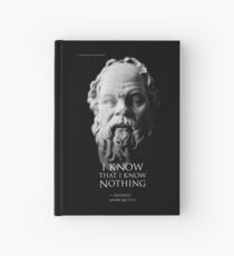 I know that I know nothing - Socrates Hardcover Journal