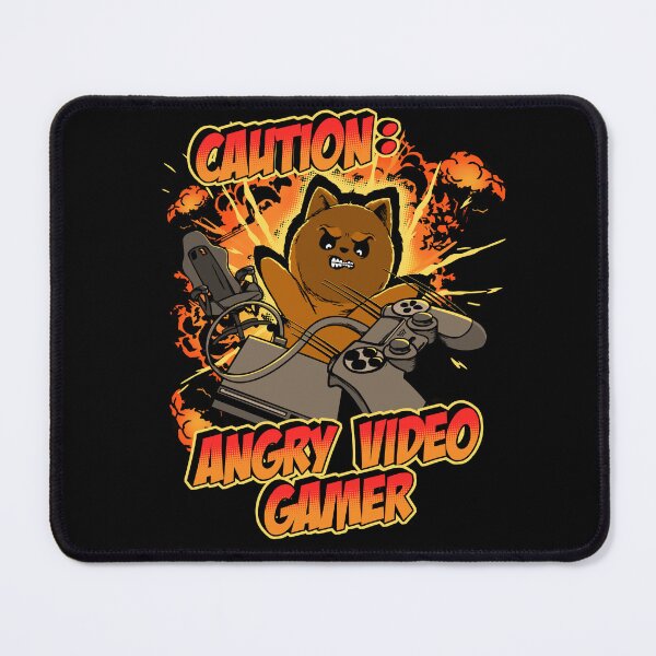 Item preview, Caution Angry Video Gamer Rage Funny Gamer's designed and sold by Nerd Shizzle.