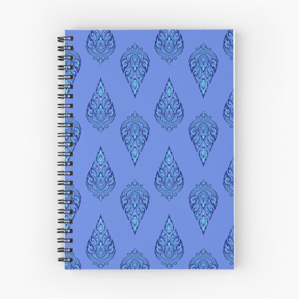 Item preview, Thai pattern seamless 003 blue  designed and sold by NUDIDUDITHAI.
