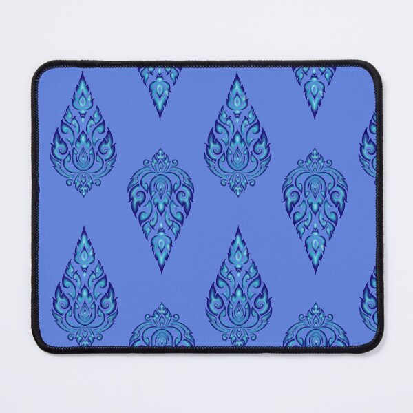 Item preview, Thai pattern seamless 003 blue designed and sold by NUDIDUDITHAI.