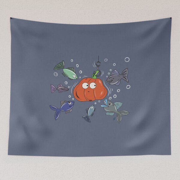 Item preview, pumpkin and fish designed and sold by Arzu Abbas.