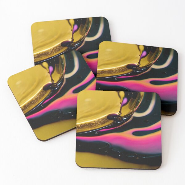 Item preview, Background Liquid Space Universe Galactic Fantasy Shapes Oil designed and sold by HRMNY25.