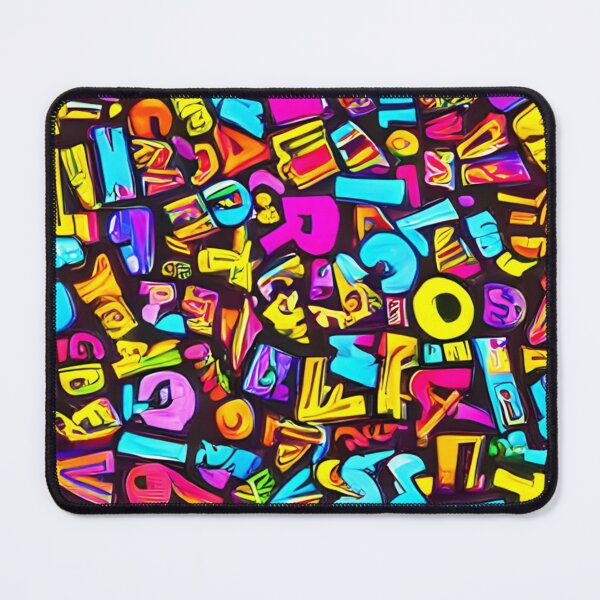 Item preview, pop art color letters designed and sold by GOLDENLIONPERU.