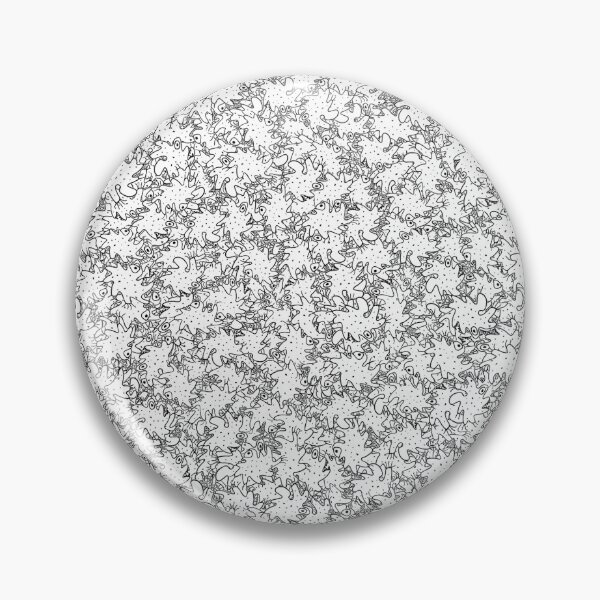 Item preview, Bacterias drawing black and white pattern designed and sold by DFLC Prints.