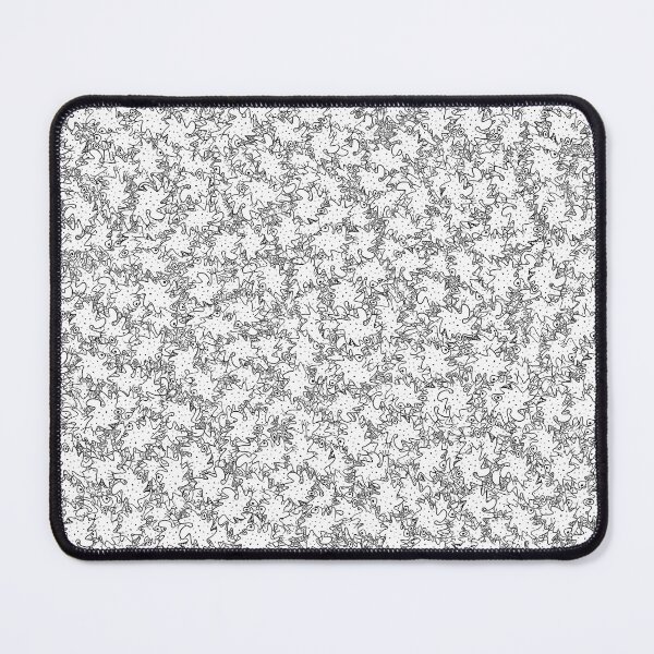 Item preview, Bacterias drawing black and white pattern designed and sold by DFLC Prints.