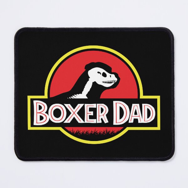 Item preview, (For Dark Background) Jurassic Boxer Dog Dad designed and sold by More Cute Dogs.