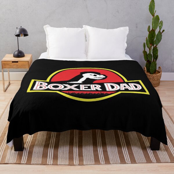 Artikelvorschau, (Für dunklen Hintergrund) Jurassic Boxer Dog Dad entworfen und verkauft von More Cute Dogs.