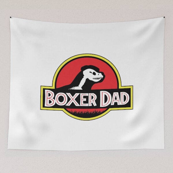 Item preview, (For Bright Background) Jurassic Boxer Dog Dad designed and sold by More Cute Dogs.