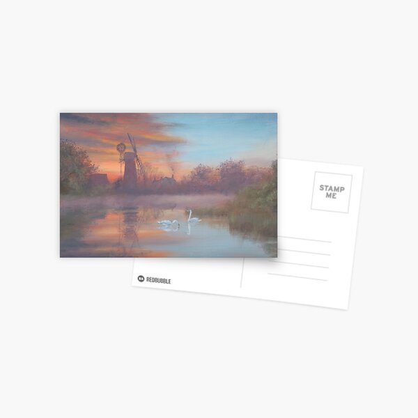 Daybreak at Hunsett Mill Postcard