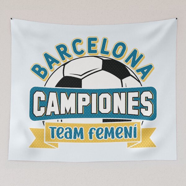 Item preview, Barcelona Femeni Champions/Campiones (Catalan) designed and sold by Numero14.