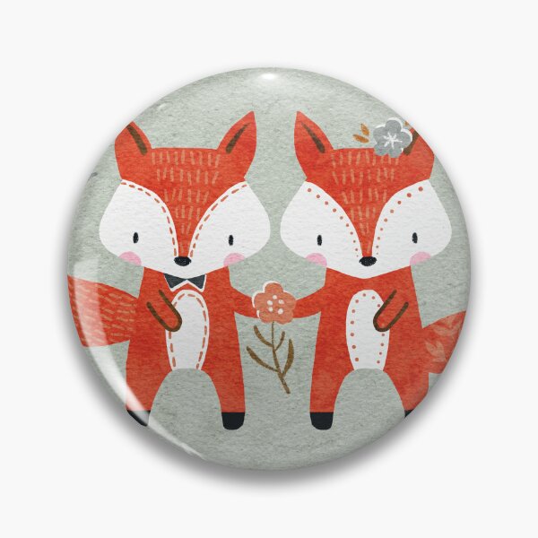 Item preview, Fairytale Foxes Winter Forest Artwork designed and sold by Katy Bloss.
