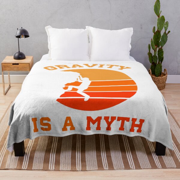 Item preview, Rock Climbing Bouldering Gravity is a Myth Funny designed and sold by Seth's Tees.